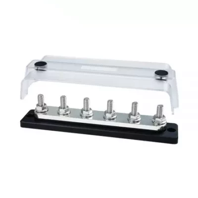 Busbar 250A 4 Stud + Cover