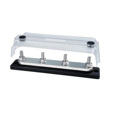 Busbar 250A 4 Stud + Cover