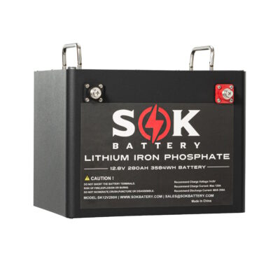 SOK 12V 280Ah Heated Lithium Battery